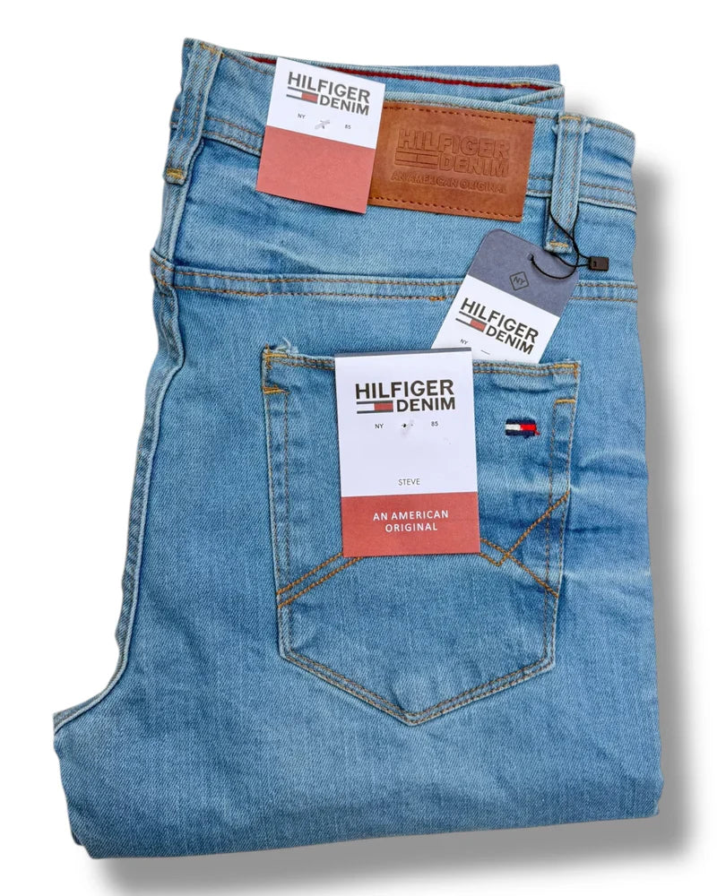 TH Ice Wash Tapered Fit Jeans