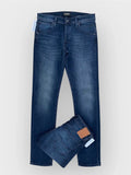 Men's Slim Fit Blue Black Jean