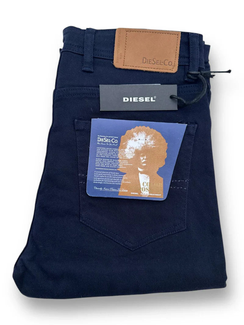 Diesel Navy Cotton Jeans